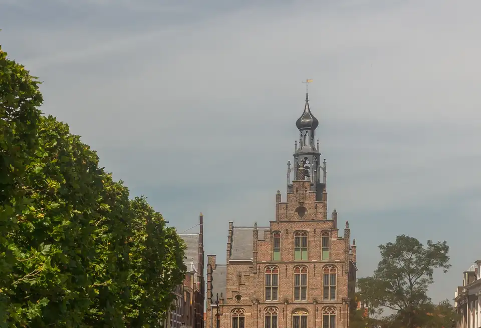 Het stadhuis aan de Markt in Culemborg