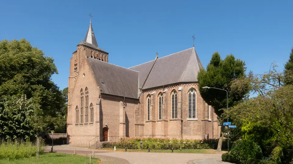 De Sint-Genovevakerk in Breugel, gemeente Son en Breugel